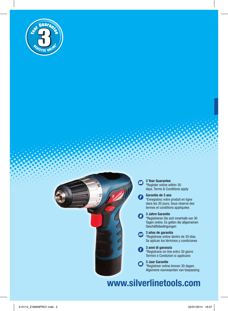 Silverline 10.8V Drill Driver User Manual | 28 pages