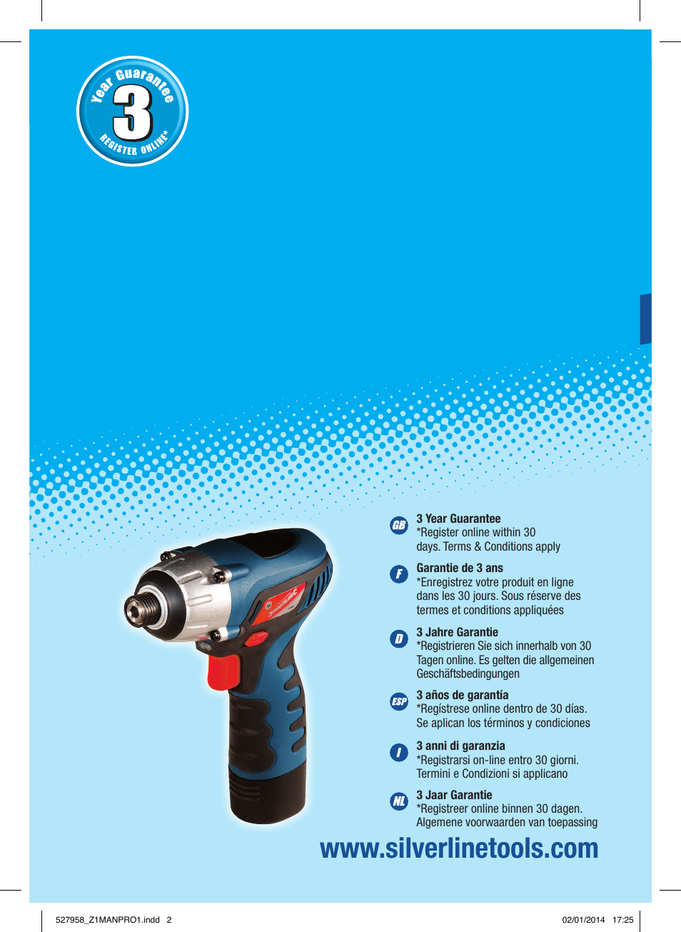 Silverline 10.8V Impact Driver User Manual | 28 pages