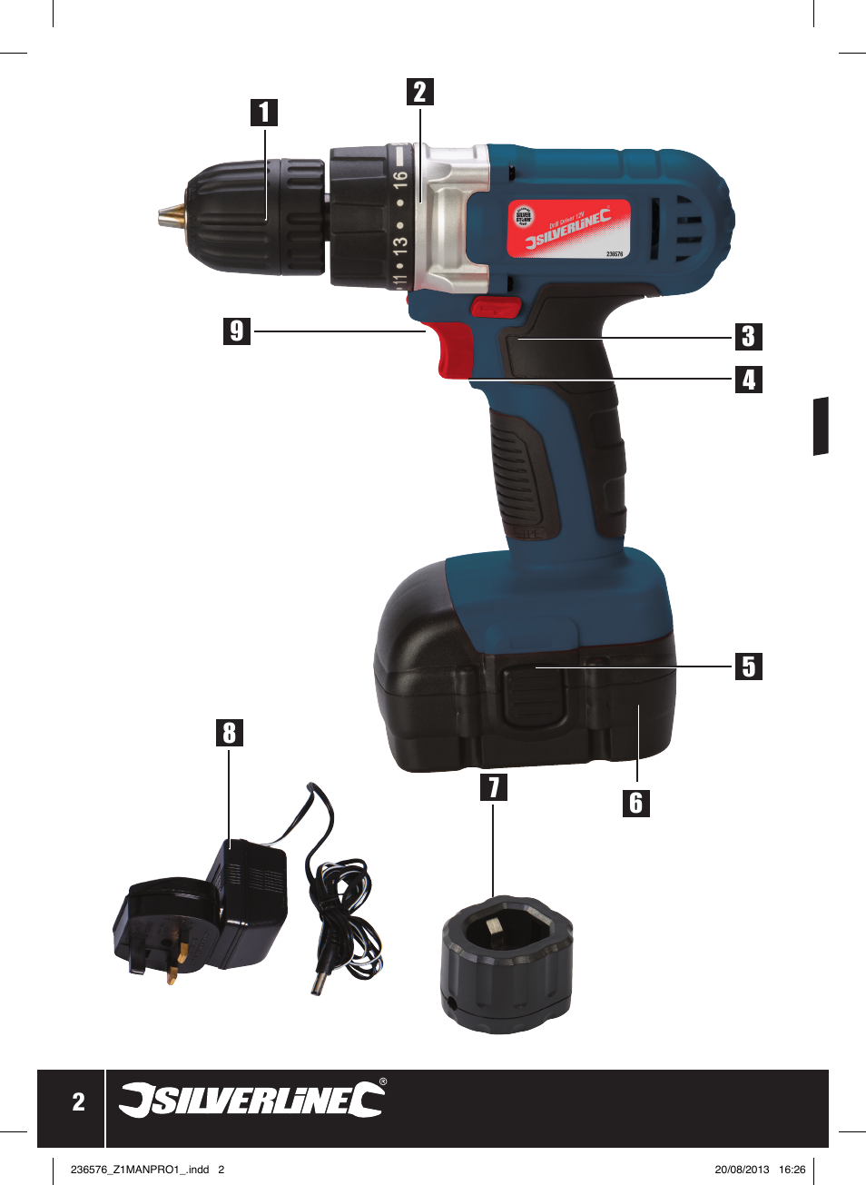 Silverline Drill Driver 12V User Manual | Page 3 / 40