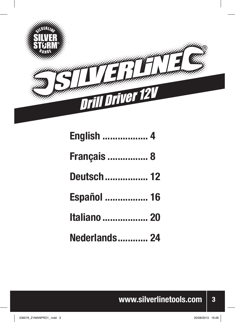 Drill driver 12v | Silverline Drill Driver 12V User Manual | Page 4 / 40
