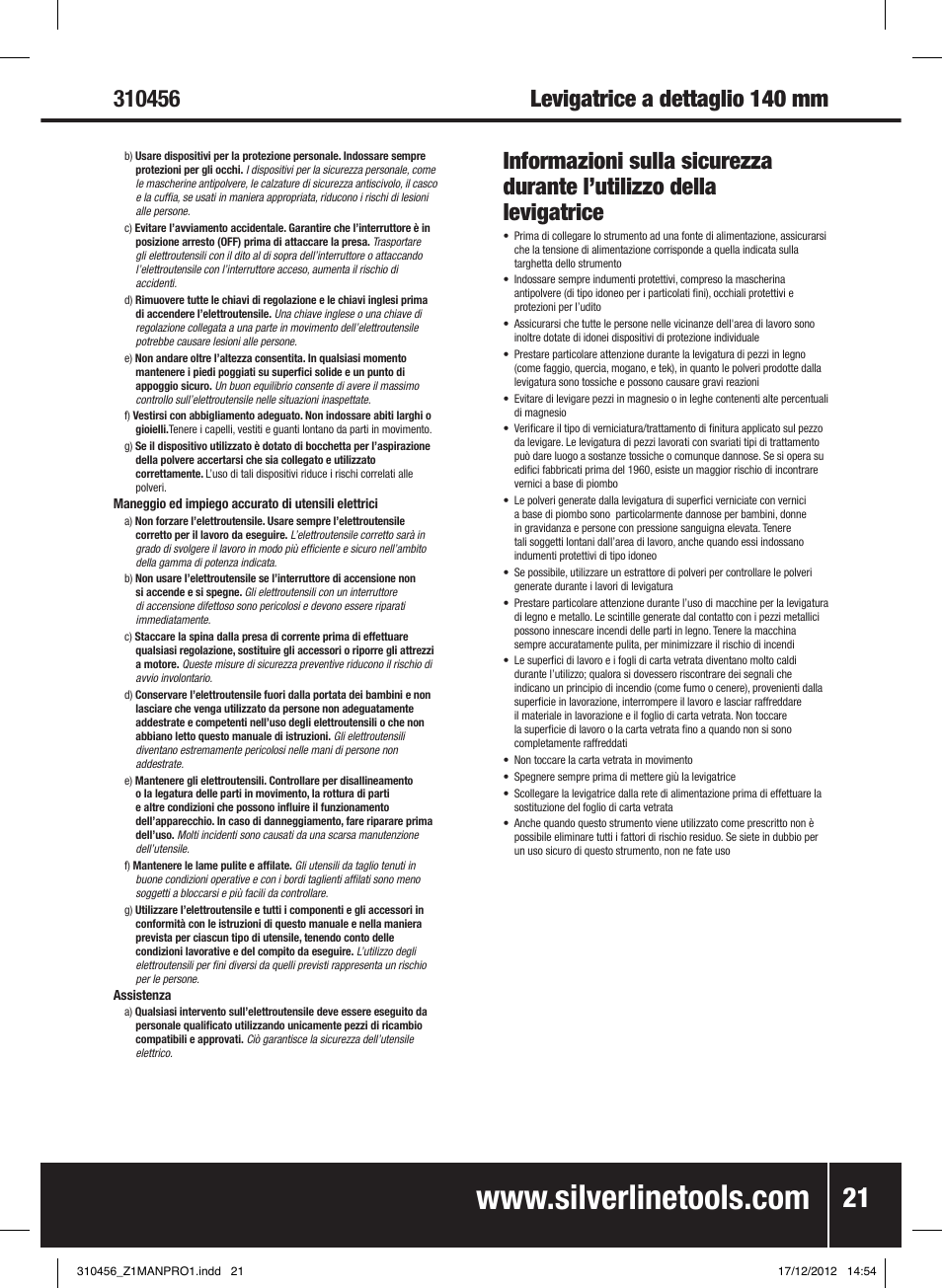 Silverline 160W Detail Sander User Manual | Page 22 / 28