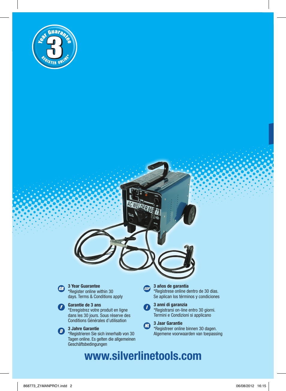 Silverline 250A Arc Welder User Manual | 28 pages