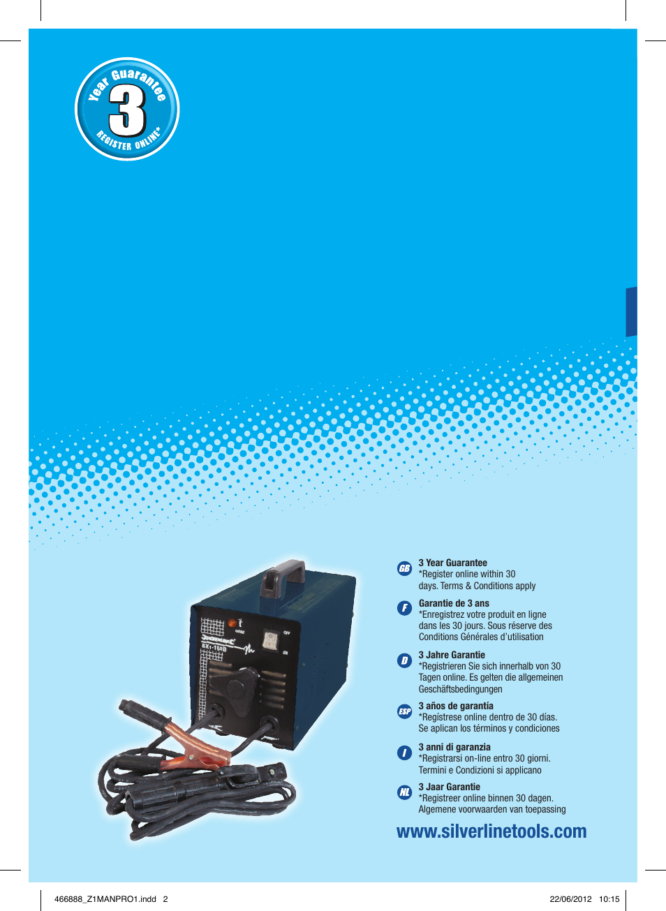 Silverline 160A Arc Welder User Manual | 28 pages