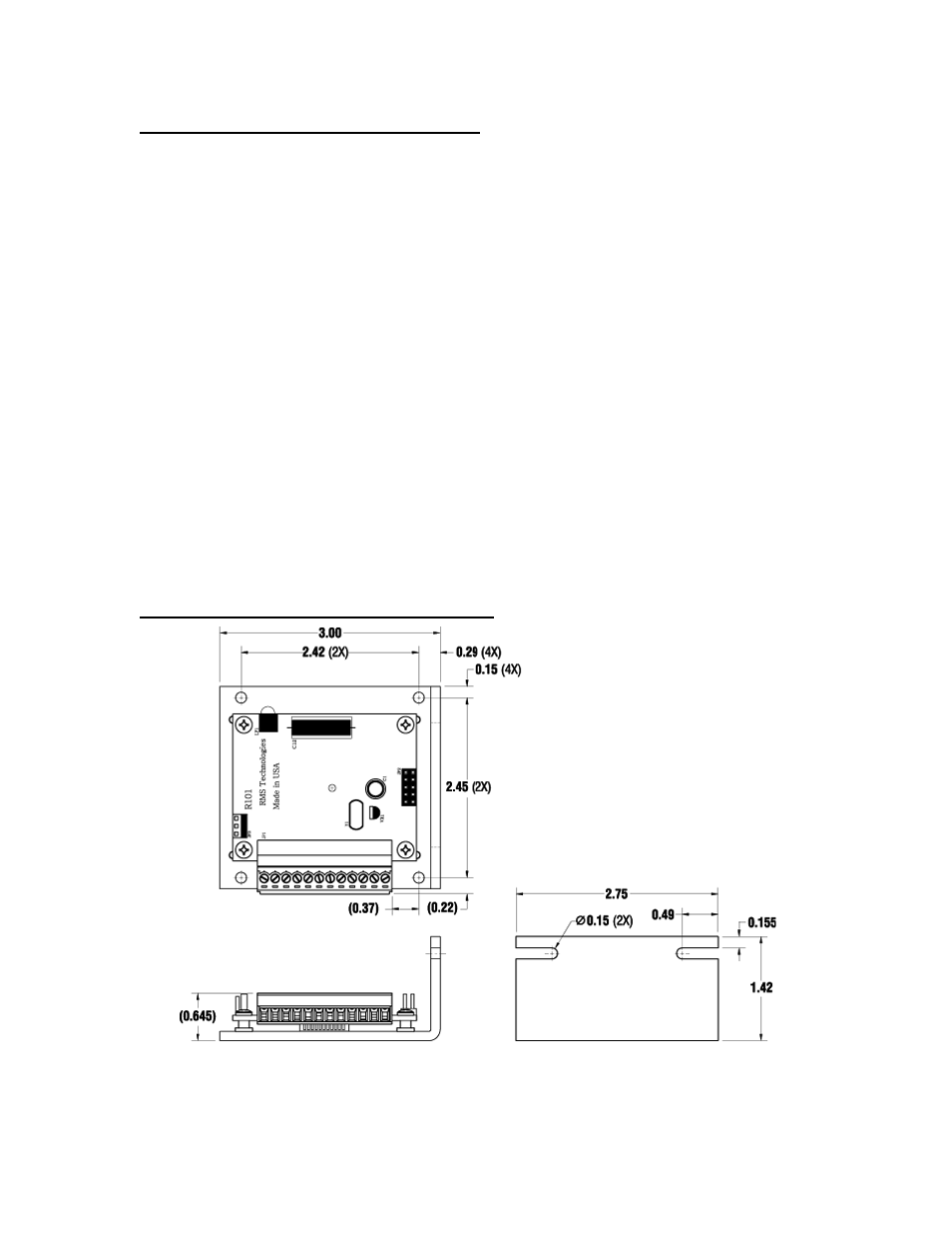 RMS Technologies R101 DRIVER/INDEXER User Manual | Page 7 / 44