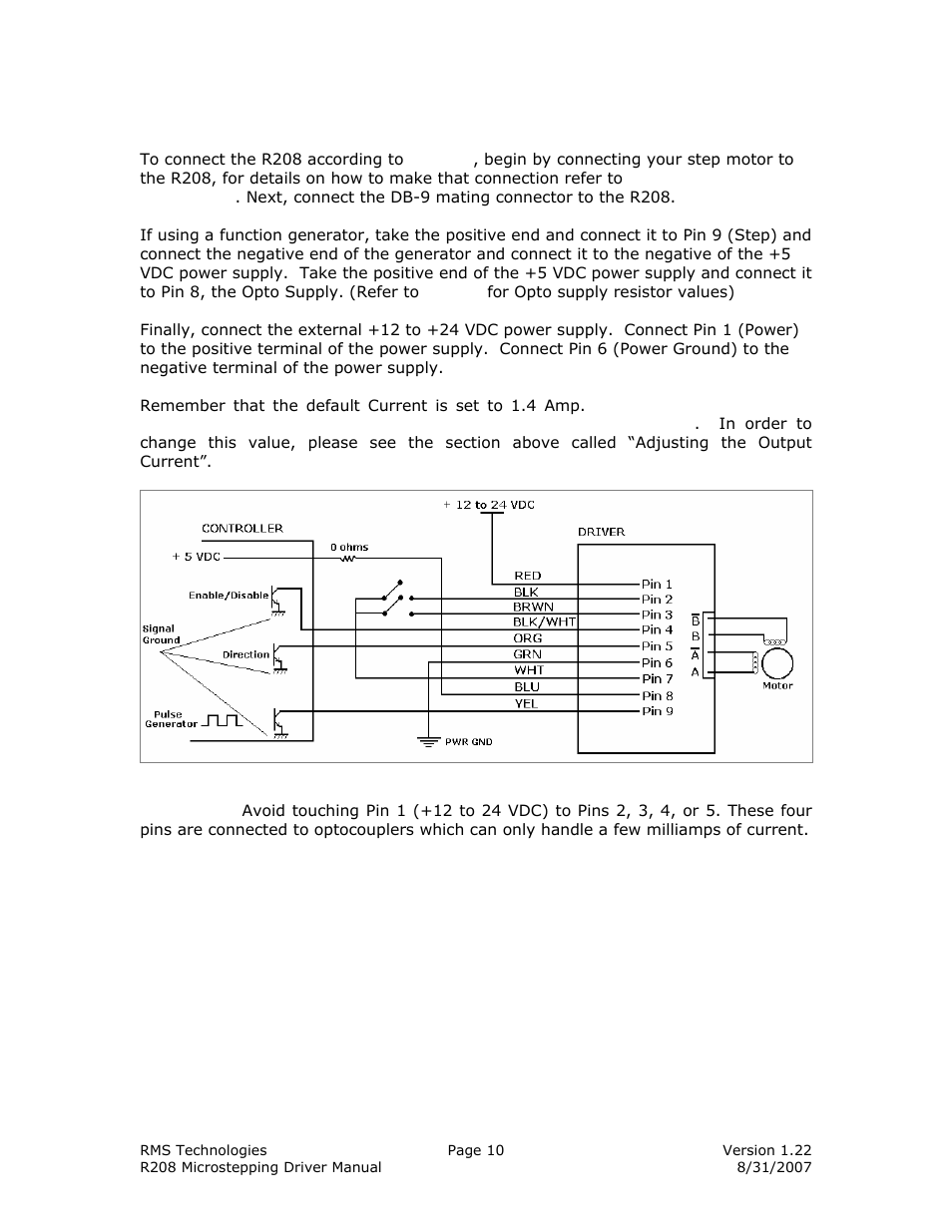 RMS Technologies R208 DRIVER User Manual | Page 10 / 16