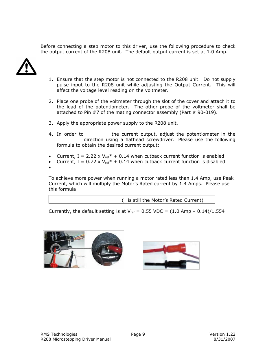 RMS Technologies R208 DRIVER User Manual | Page 9 / 16