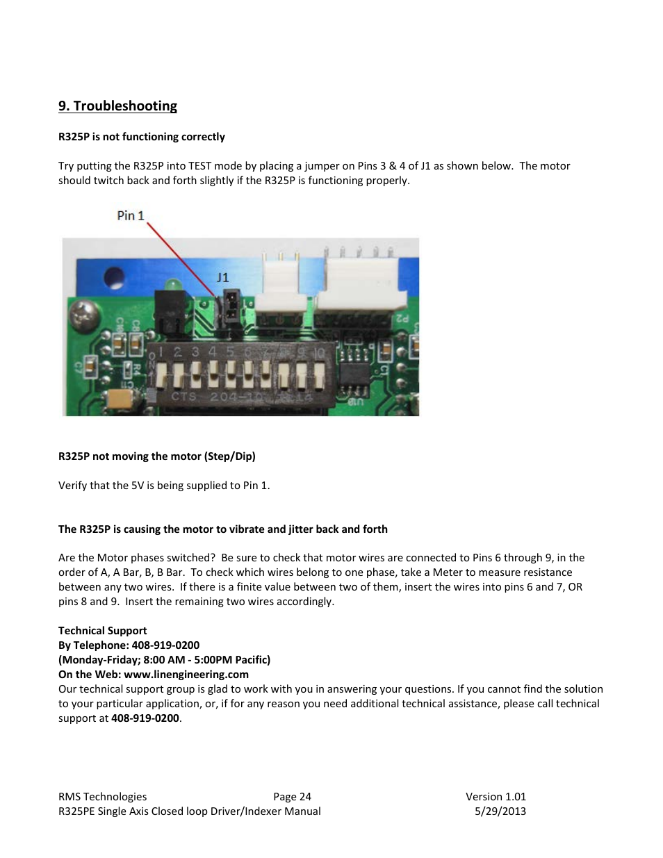 Troubleshooting | RMS Technologies R325P DRIVER User Manual | Page 24 / 30
