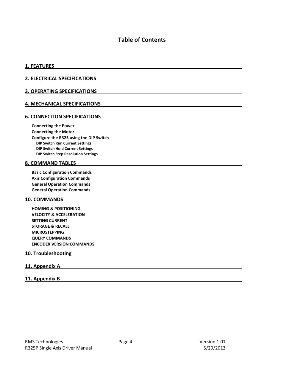 RMS Technologies R325P DRIVER User Manual | Page 4 / 30