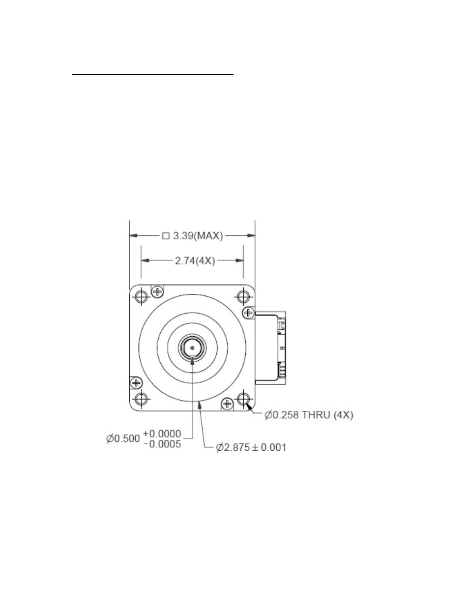 Mechanical specifications, 4mechanical specifications | RMS Technologies IMD 34 W/ POLE DAMPING TECHNOLOGY*NEW* User Manual | Page 7 / 26