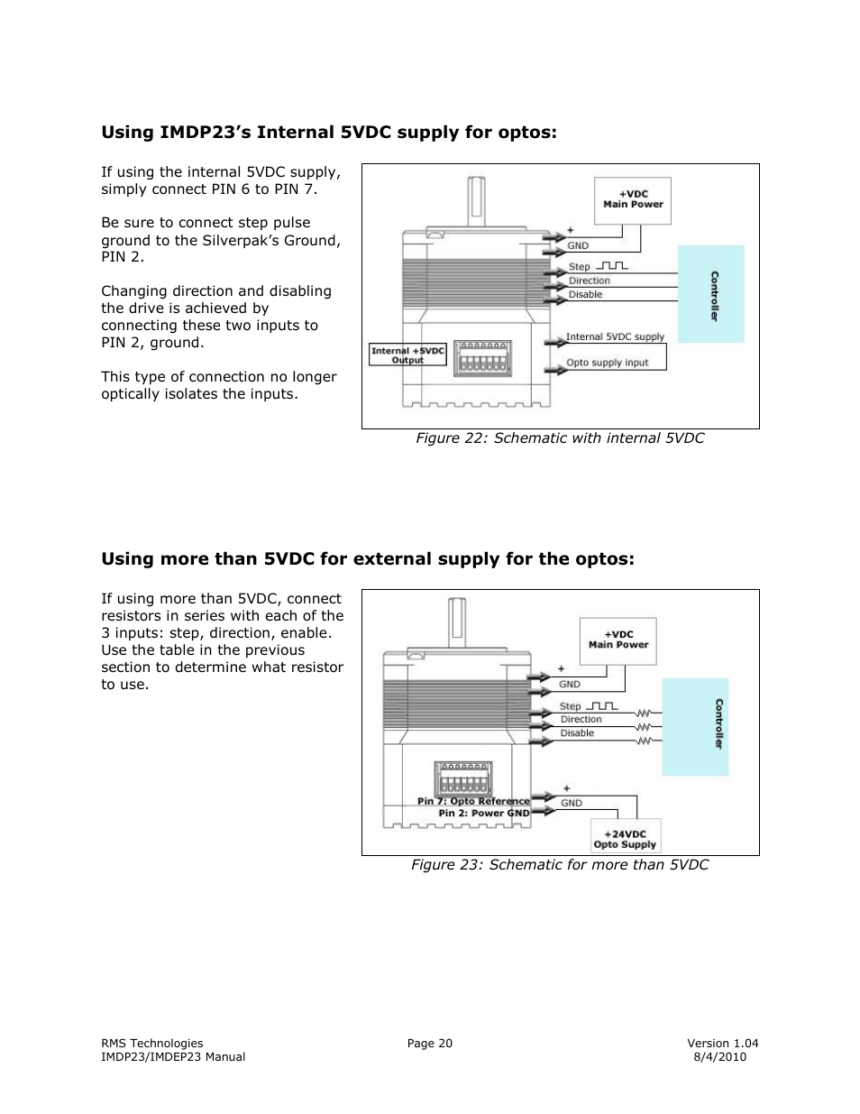 RMS Technologies IMDP 23 W/ POLE DAMPING TECHNOLOGY*NEW* User Manual | Page 20 / 26