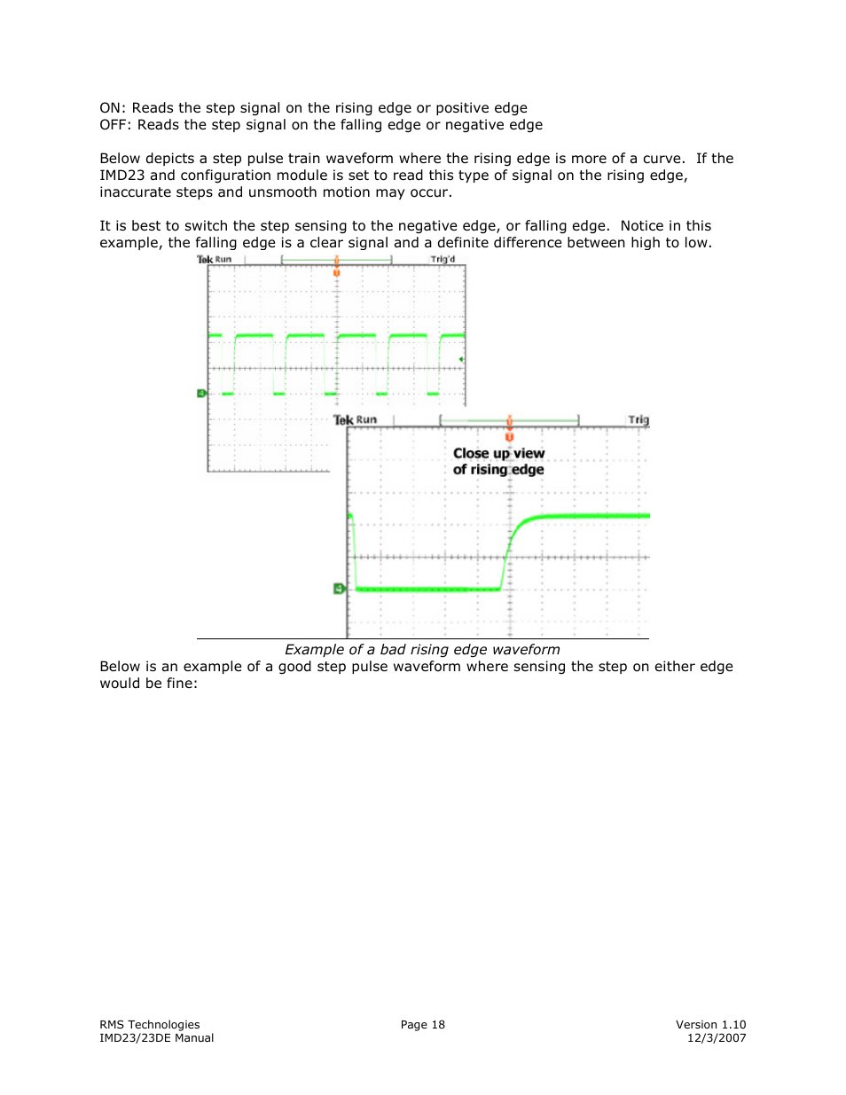 RMS Technologies IMD23 W/ POLE DAMPING TECHNOLOGY User Manual | Page 18 / 23