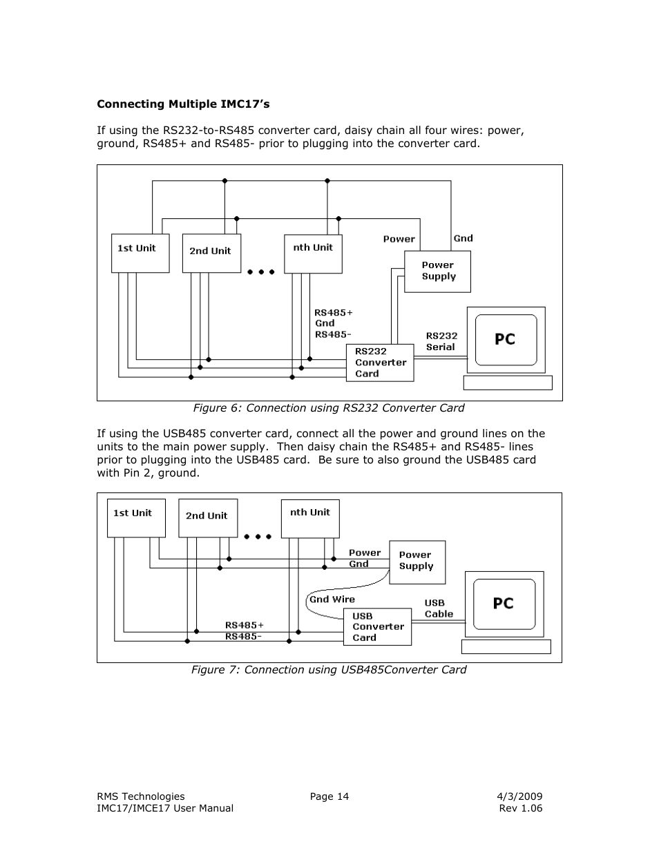 RMS Technologies IMC17 INTEGRATED MOTOR CONTROLLER/DRIVER User Manual | Page 14 / 23
