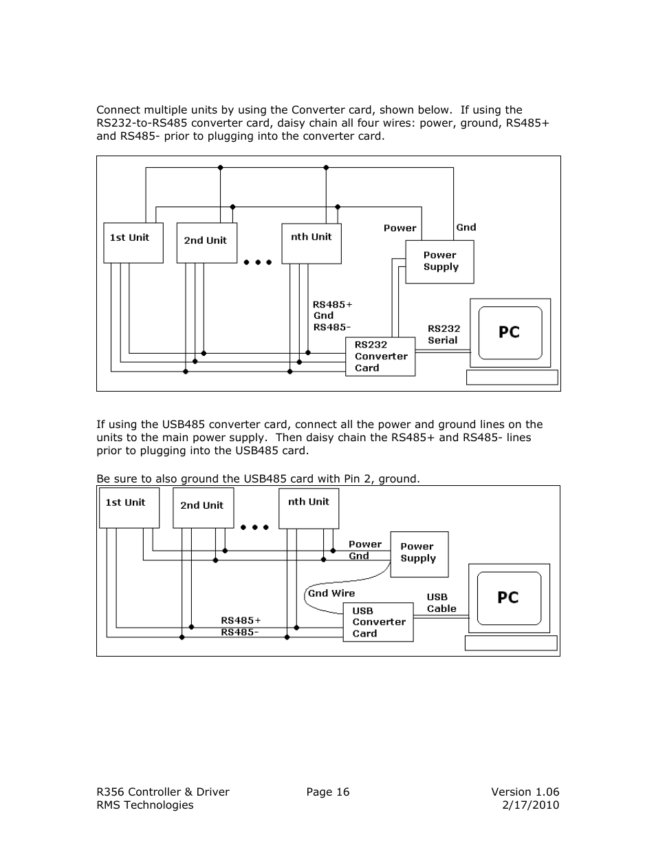 RMS Technologies IMCE23 INTERGRATED MOTOR+CONTROLLER +DRIVER+ENCOD User Manual | Page 16 / 23