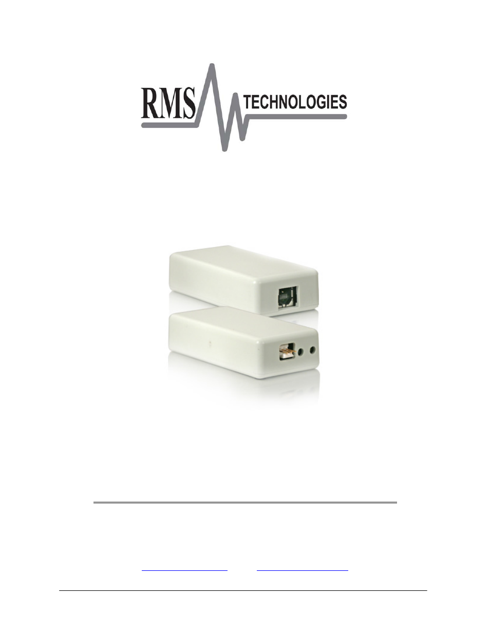 RMS Technologies USB485 CONVERTER CARD User Manual | 14 pages