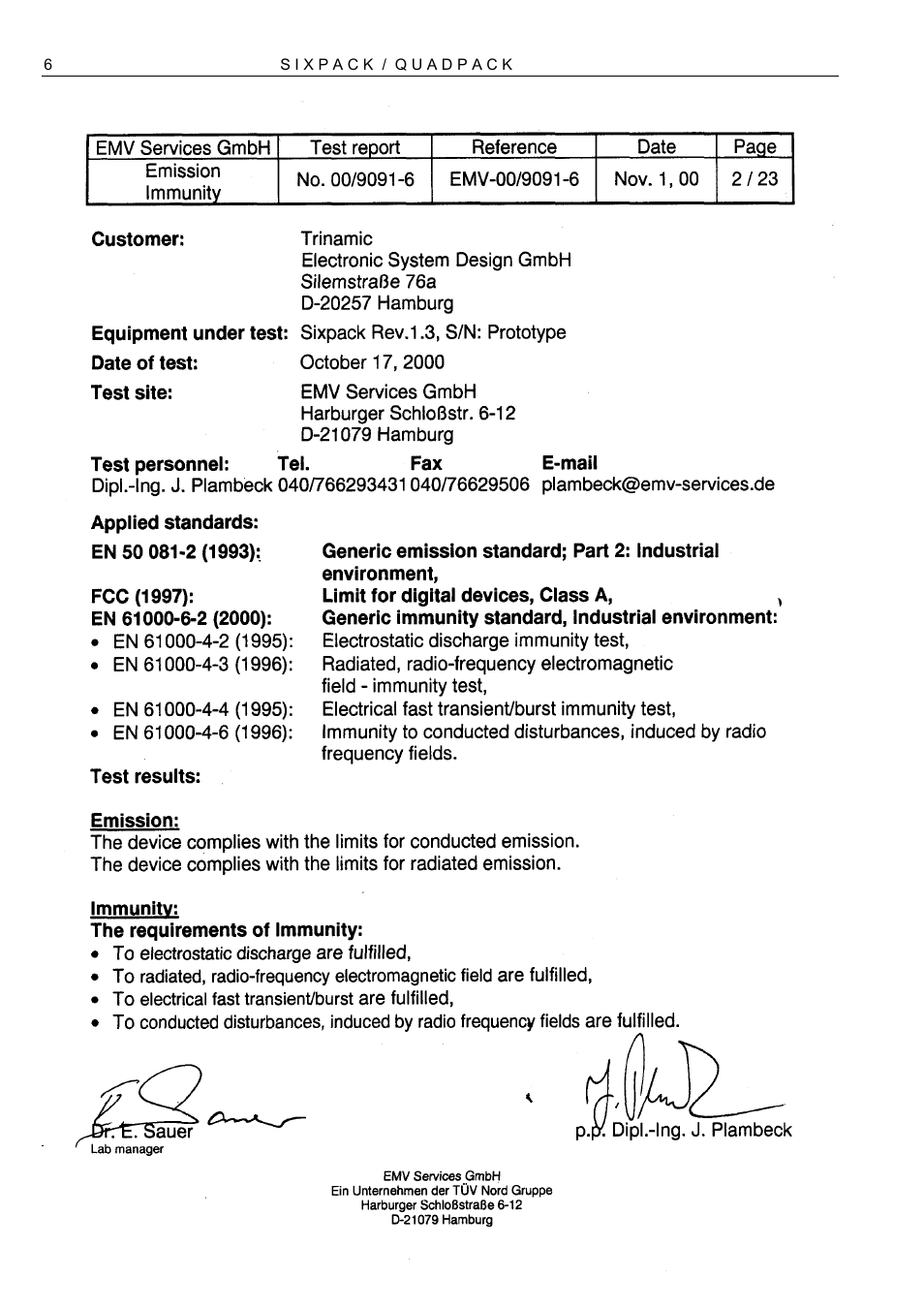 RMS Technologies 4-AXIS CONTROLLER/DRIVER User Manual | Page 6 / 33