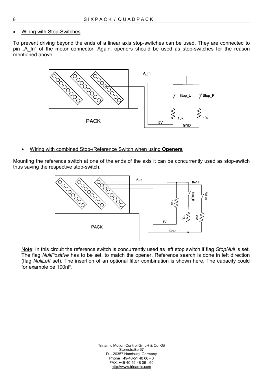 RMS Technologies 4-AXIS CONTROLLER/DRIVER User Manual | Page 8 / 33