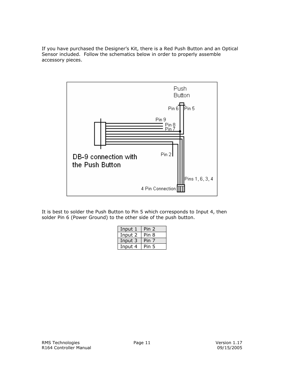 RMS Technologies IMDE23 INTEGRATED MOTOR+DRIVER+ENCODER User Manual | Page 11 / 17