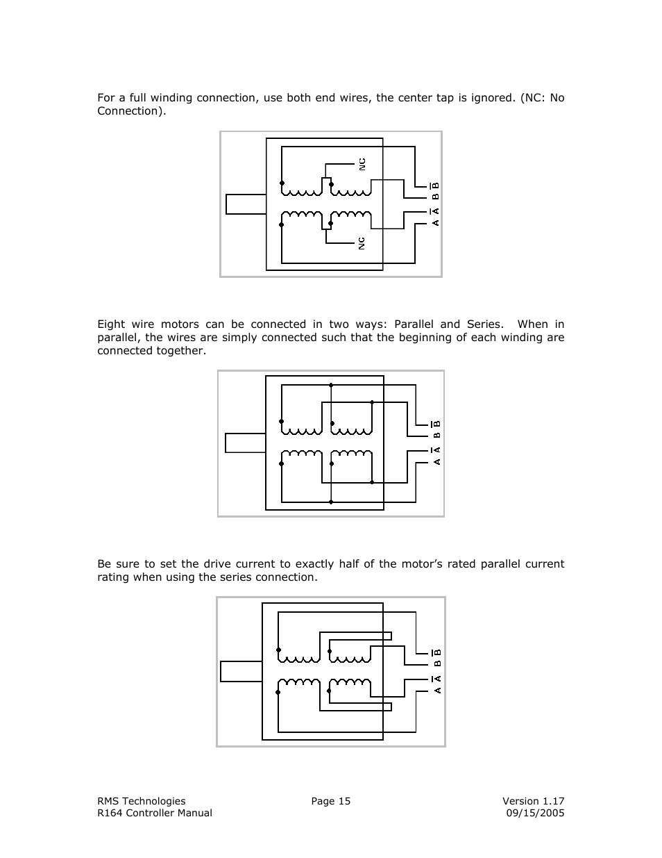 RMS Technologies IMDE23 INTEGRATED MOTOR+DRIVER+ENCODER User Manual | Page 15 / 17
