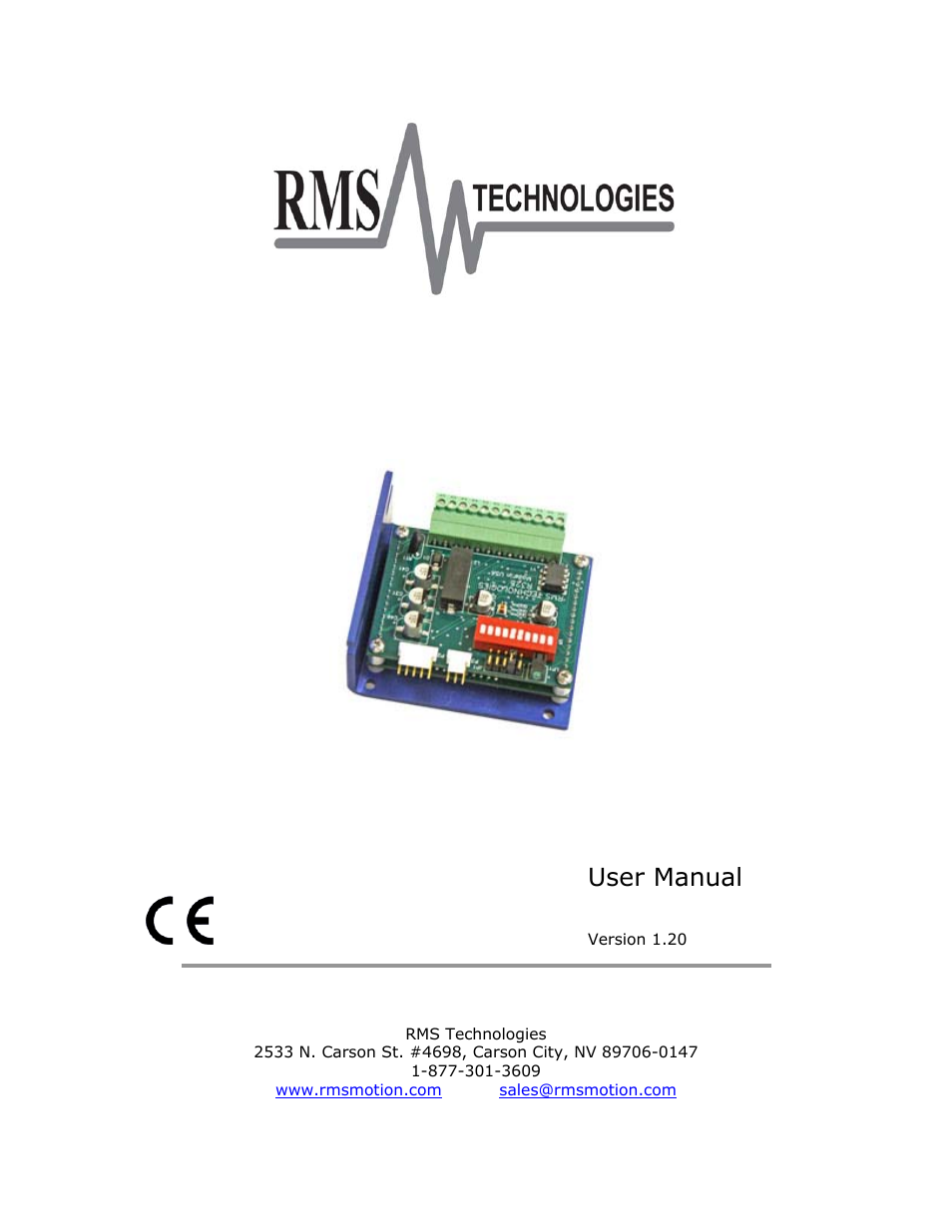 RMS Technologies R325 DRIVER W/PDT User Manual | 29 pages