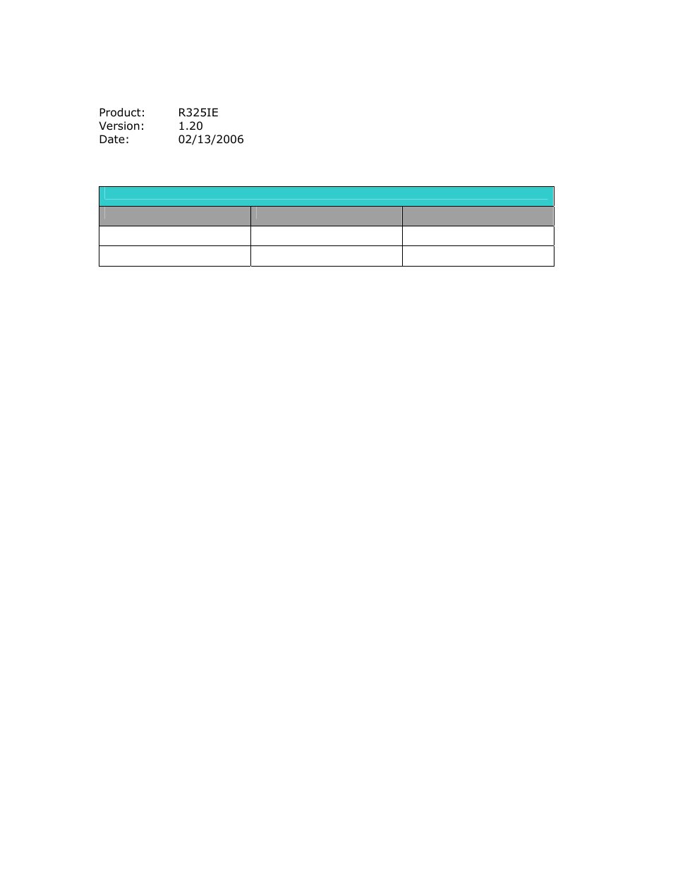 RMS Technologies R325 DRIVER W/PDT User Manual | Page 3 / 29
