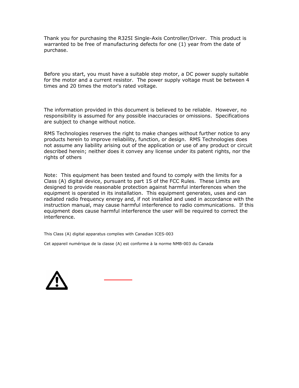 RMS Technologies R325 DRIVER W/PDT User Manual | Page 2 / 26