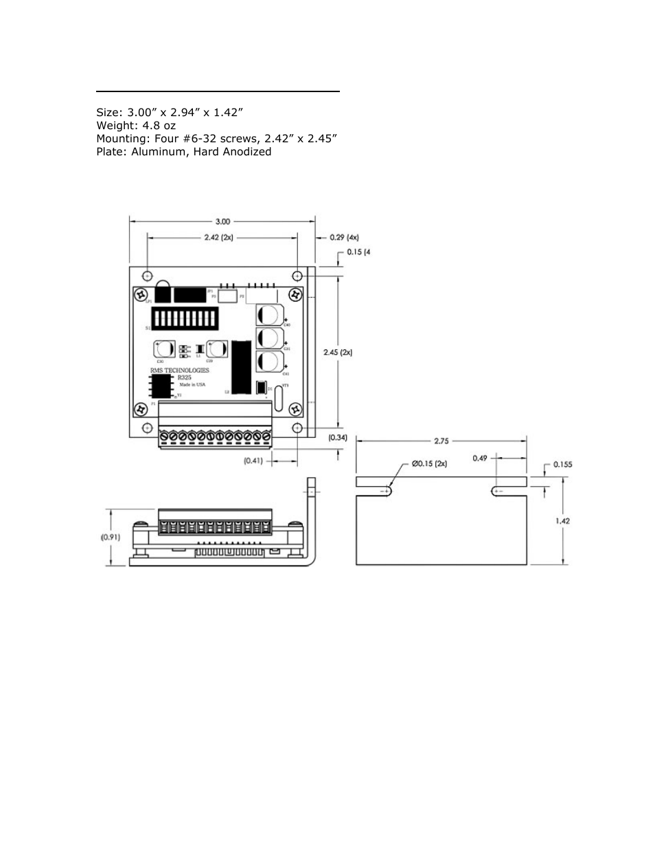 RMS Technologies R325 DRIVER W/PDT User Manual | Page 7 / 26