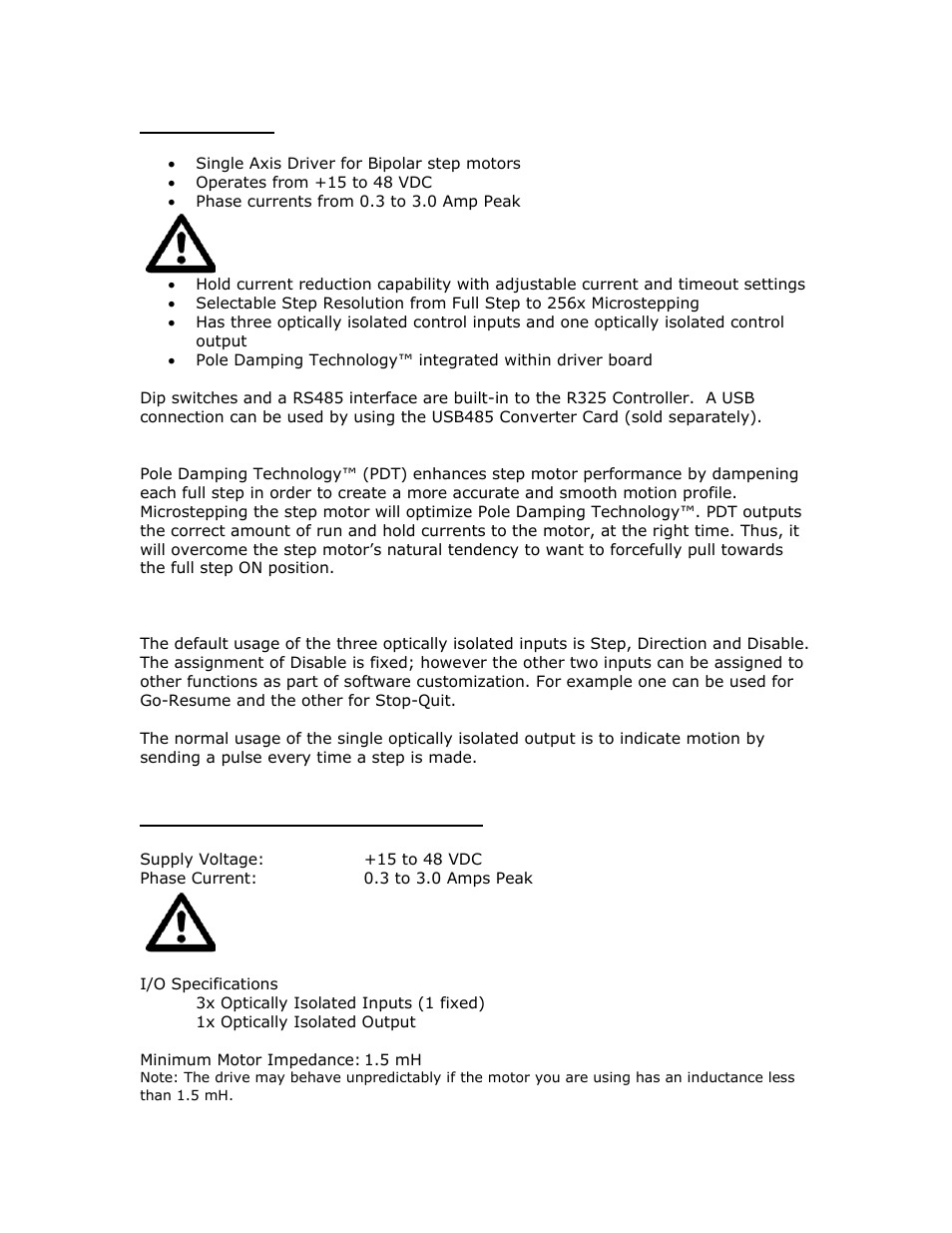 RMS Technologies R325 DRIVER W/PDT User Manual | Page 5 / 20