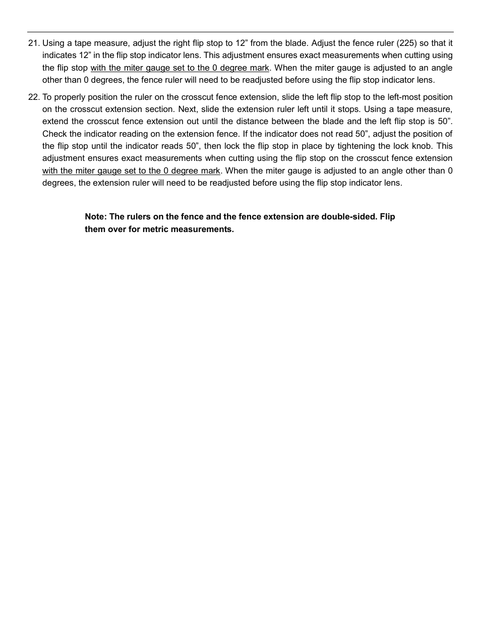 SawStop Sliding Crosscut Table User Manual | Page 16 / 21