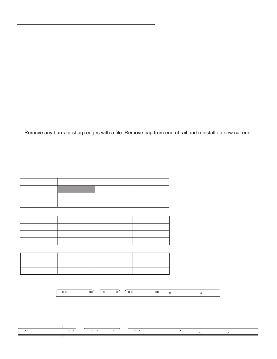 Modifying your unassembled table saw | SawStop Sliding Crosscut Table User Manual | Page 2 / 21