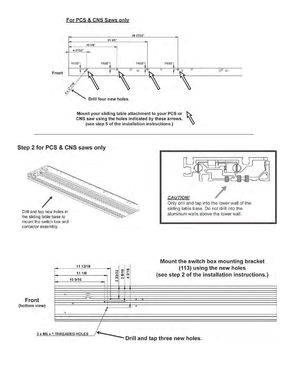 SawStop Sliding Crosscut Table User Manual | Page 4 / 21