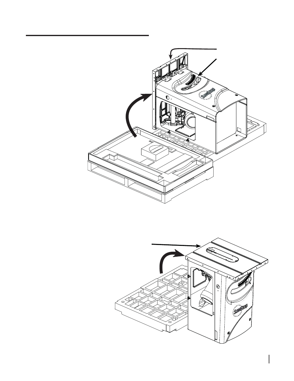 Standing up your saw, If you have a professional cabinet saw mobile base | SawStop 3.0HP User Manual | Page 17 / 123