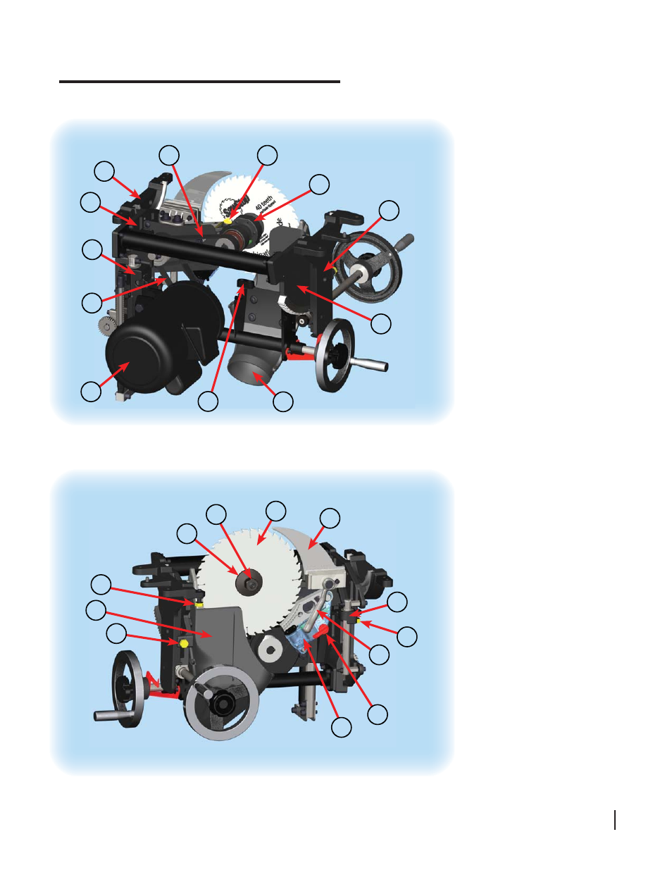 Get to know your saw, Internal components | SawStop 3.0HP User Manual | Page 29 / 123