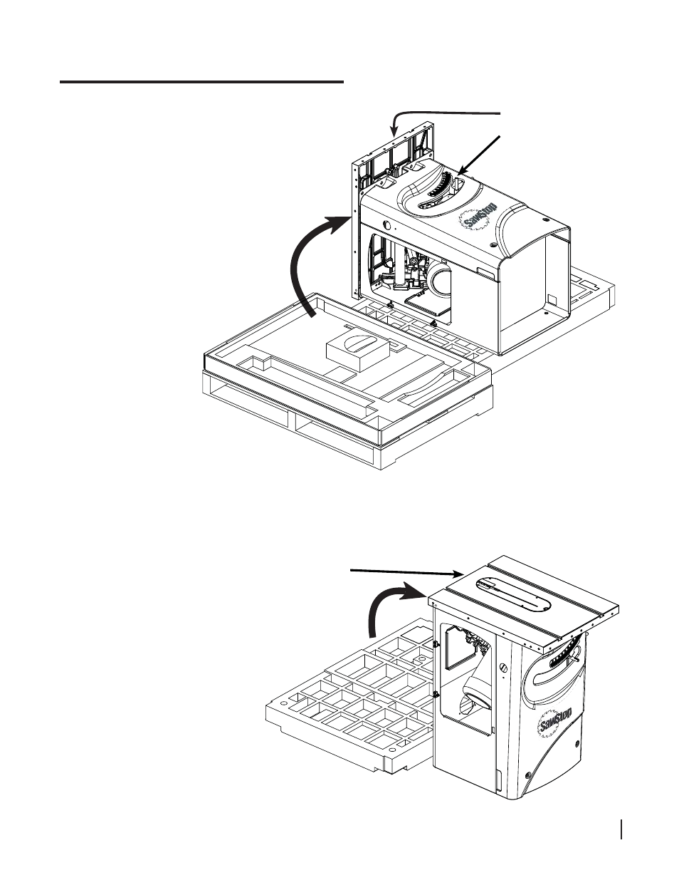 Standing up your saw, If you have a professional cabinet saw mobile base | SawStop 1.75HP User Manual | Page 19 / 123