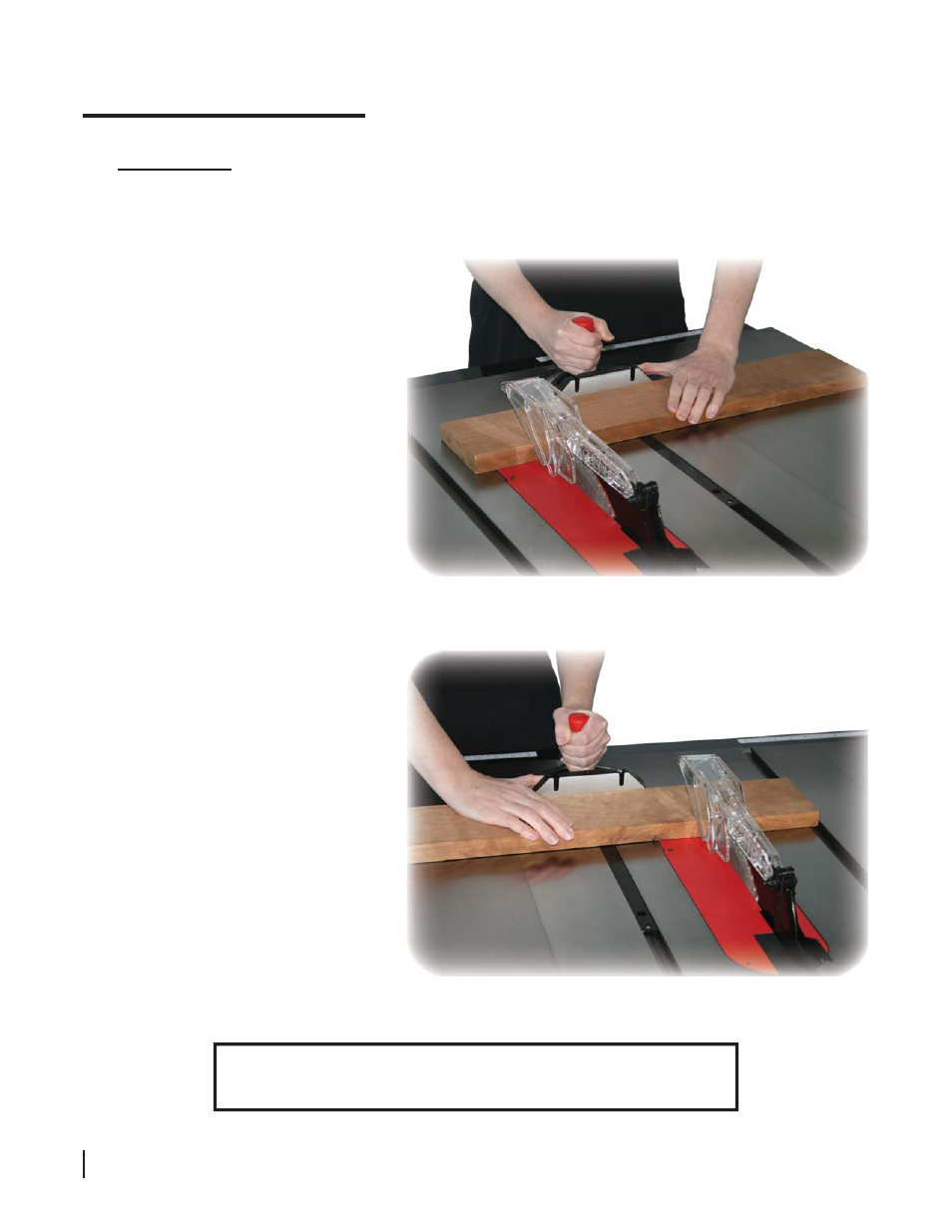 Using your saw | SawStop 1.75HP User Manual | Page 54 / 123