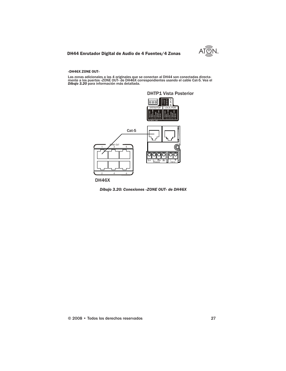 Dhtp1 vista posterior dh46x | ATON DH44 User Manual | Page 65 / 72