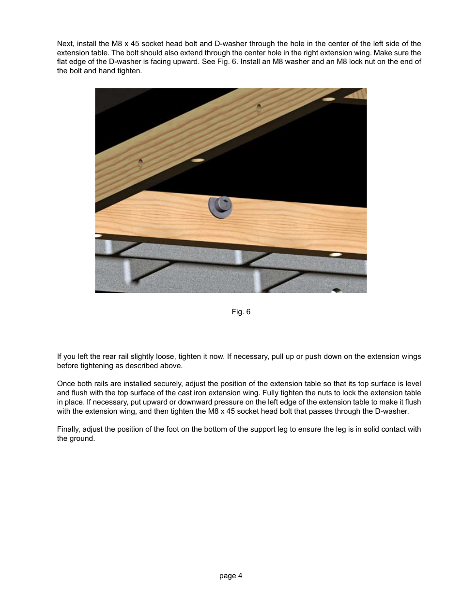 SawStop T-Glide Fence System User Manual | Page 6 / 18