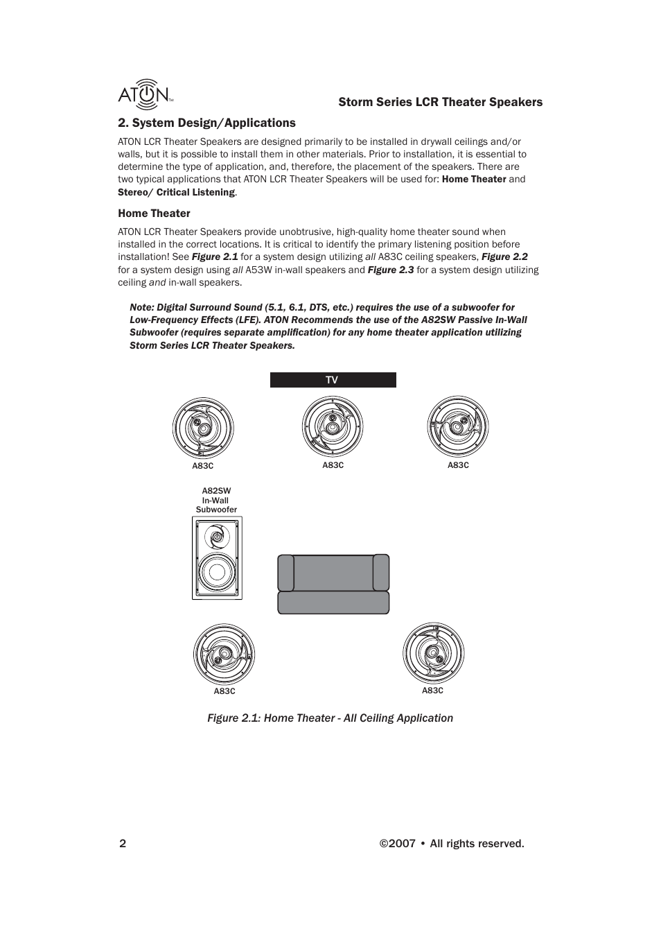 ATON STORM A83C User Manual | Page 4 / 20