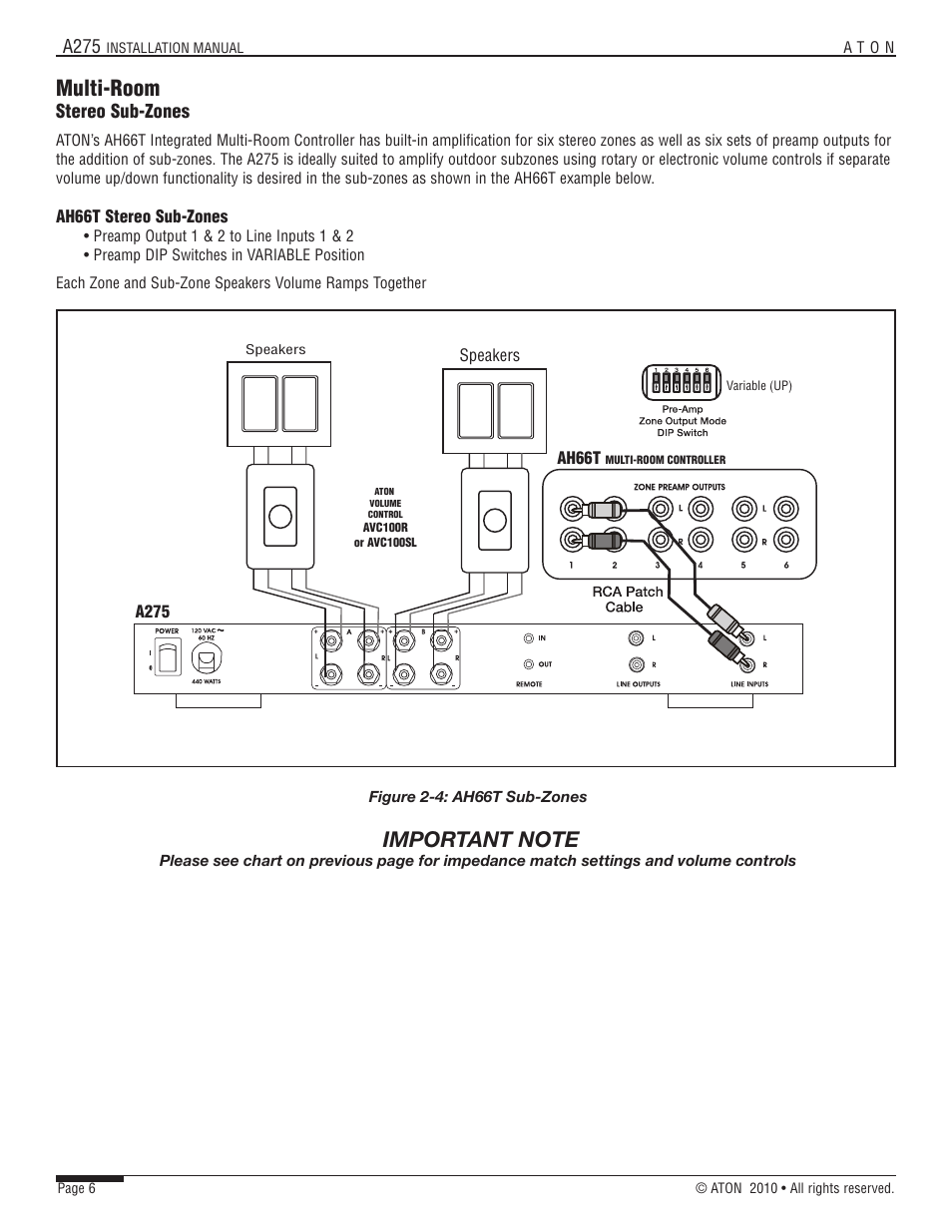 Multi-room | ATON A275 User Manual | Page 13 / 54