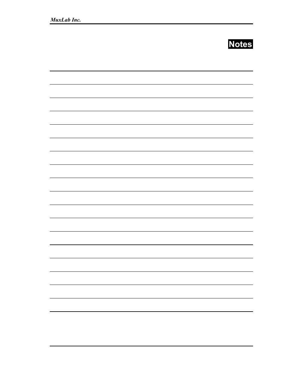 Muxlab Audio-Video Distribution Hub User Manual | Page 18 / 19