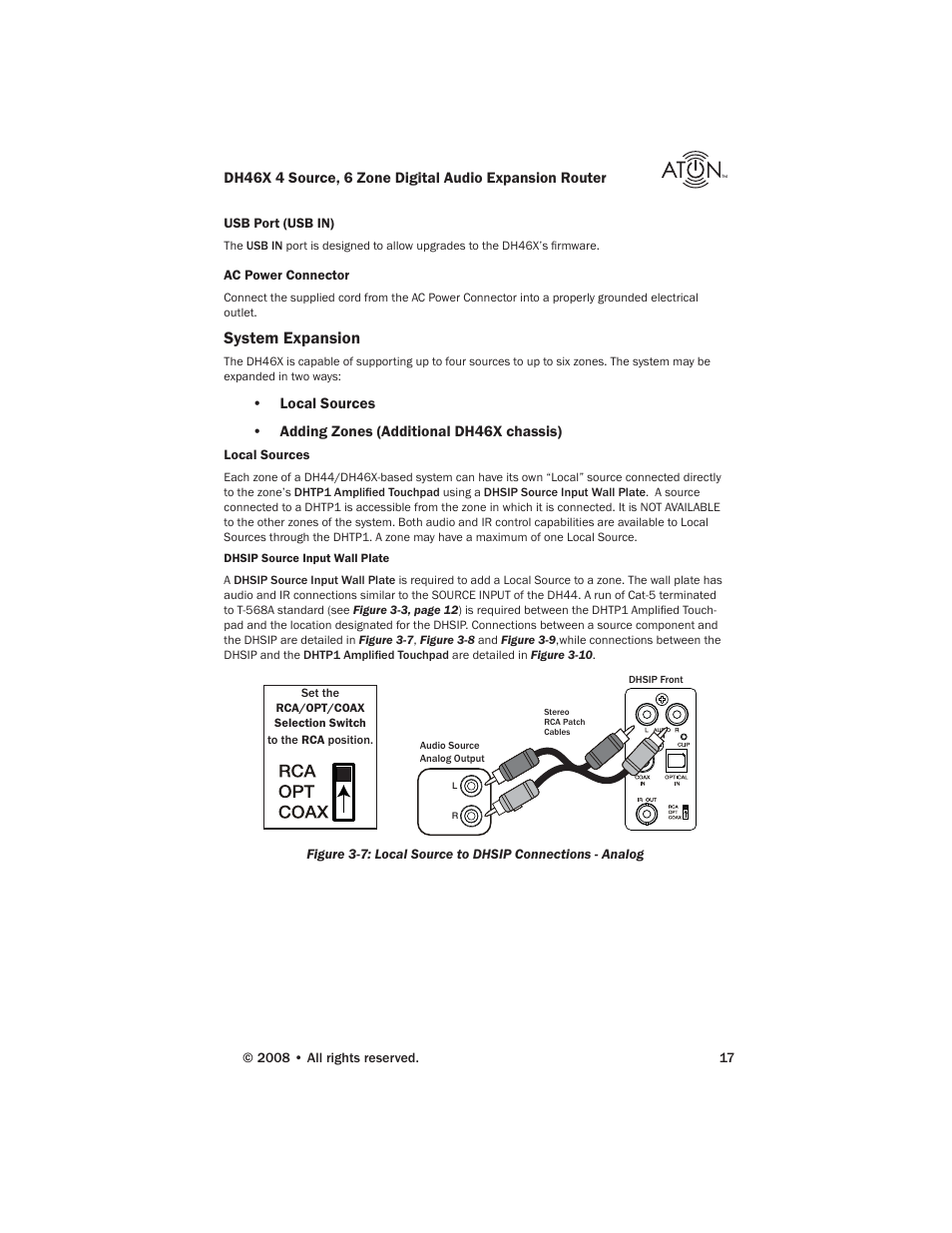 System expansion | ATON DH46X User Manual | Page 19 / 23