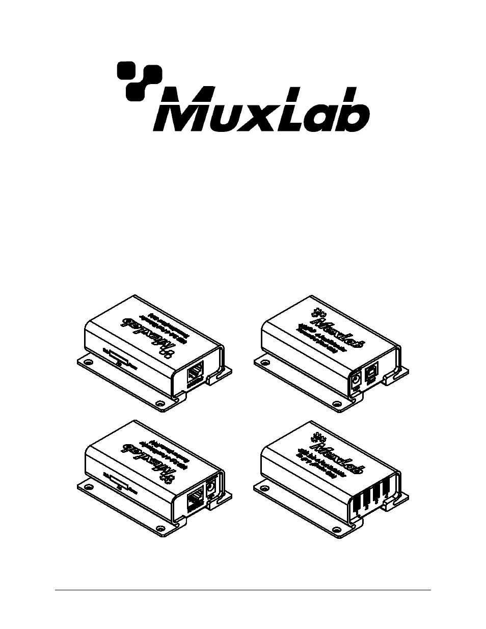 Muxlab USB 2.0 4-Port Extender Kit User Manual | 8 pages