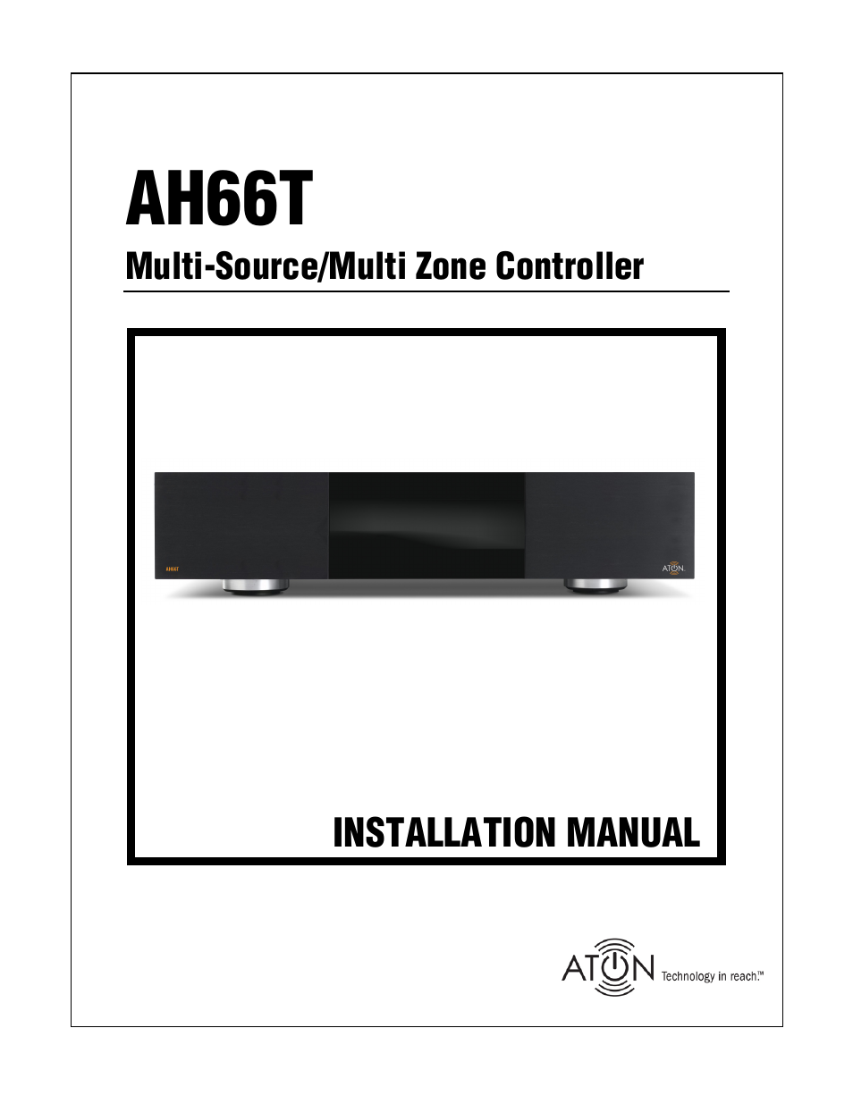 ATON AH66T User Manual | 90 pages