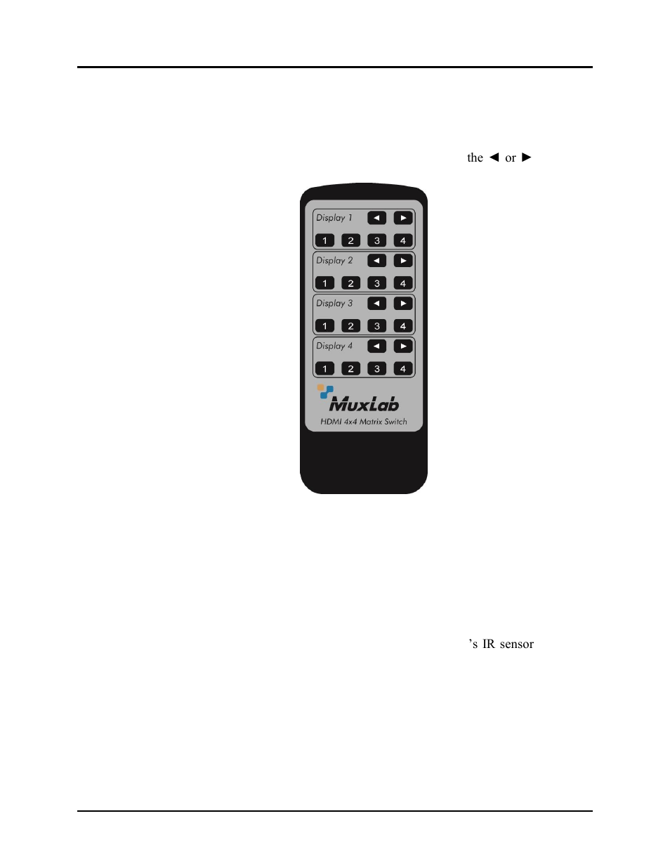 Remote control of matrix switch | Muxlab HDMI 4×4 Matrix Switch Kit, HDBT, PoE User Manual | Page 15 / 52