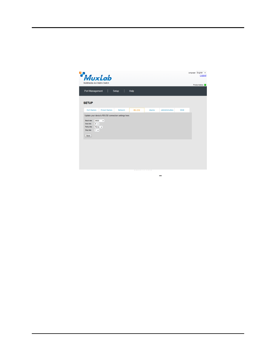 Muxlab HDMI 4×4 Matrix Switch Kit, HDBT, PoE User Manual | Page 27 / 52