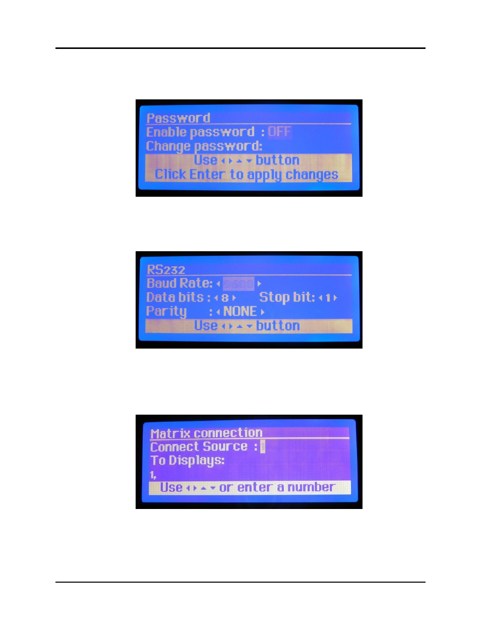 Muxlab HDMI 4x8 Matrix Switch, HDBT User Manual | Page 20 / 62