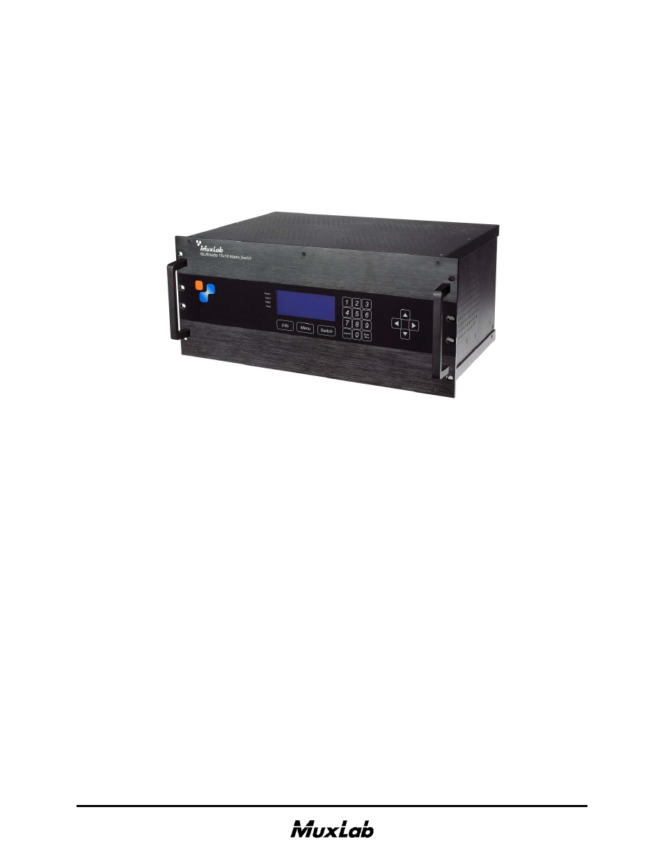 Muxlab Multimedia 16 x 16 Matrix Switch User Manual | 60 pages