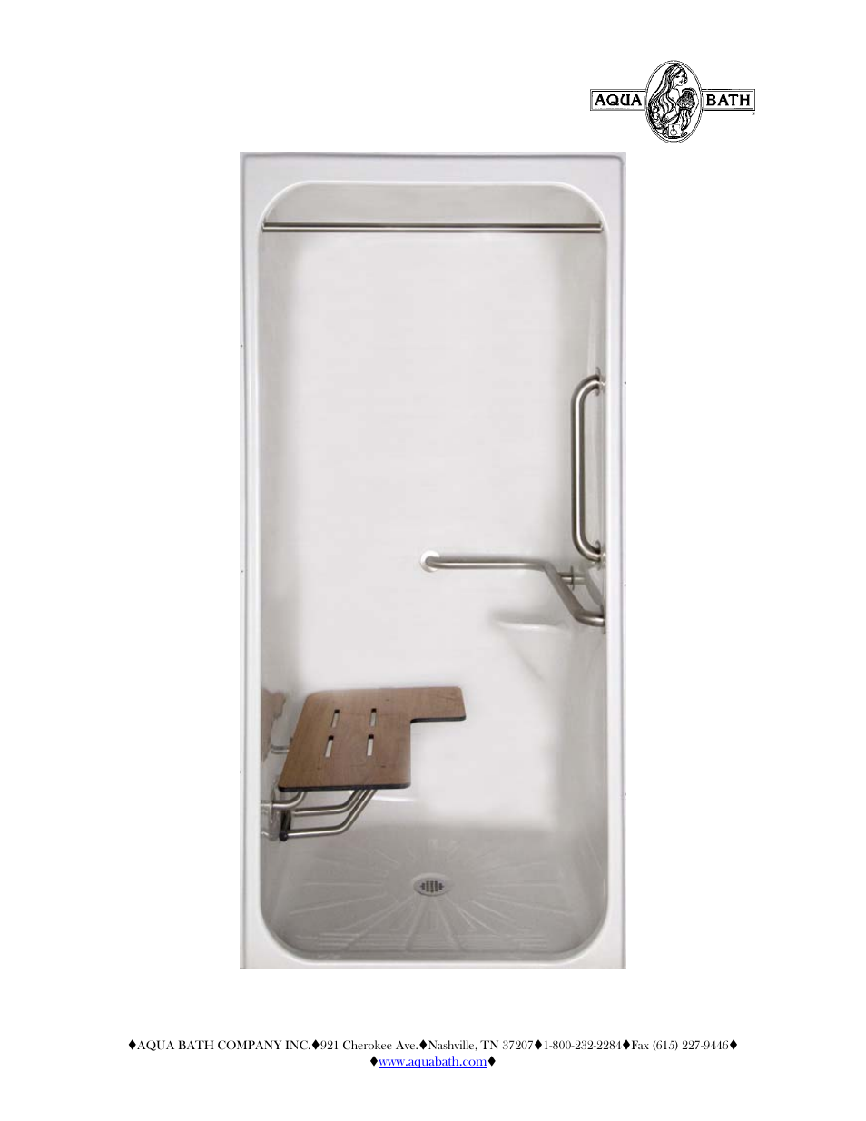 Aqua Bath C4136BF-FUS 3/4 User Manual | 3 pages