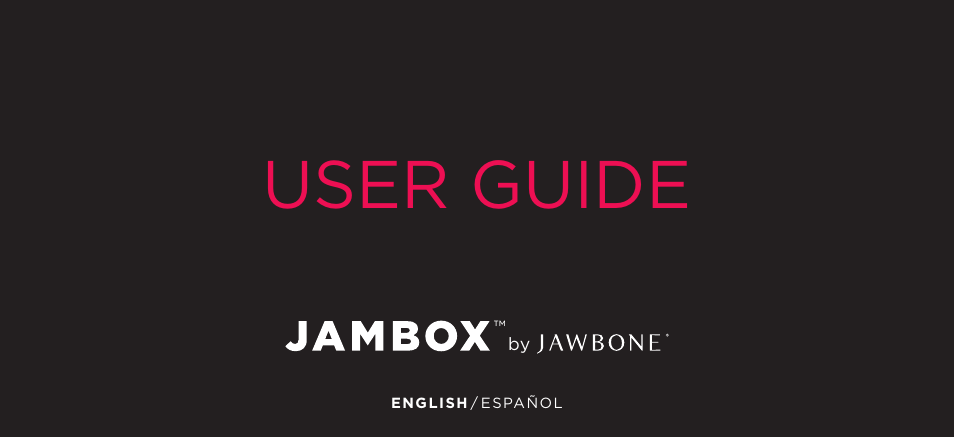 Jawbone JAMBOX User Manual | 20 pages