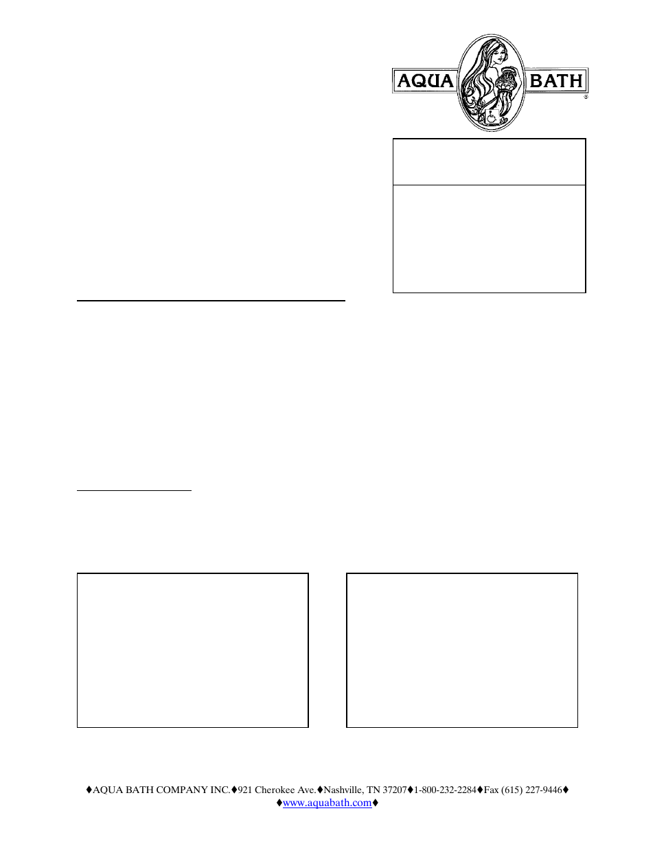Open top roll-in shower stall | Aqua Bath C6530BF-OT 2 User Manual | Page 2 / 2
