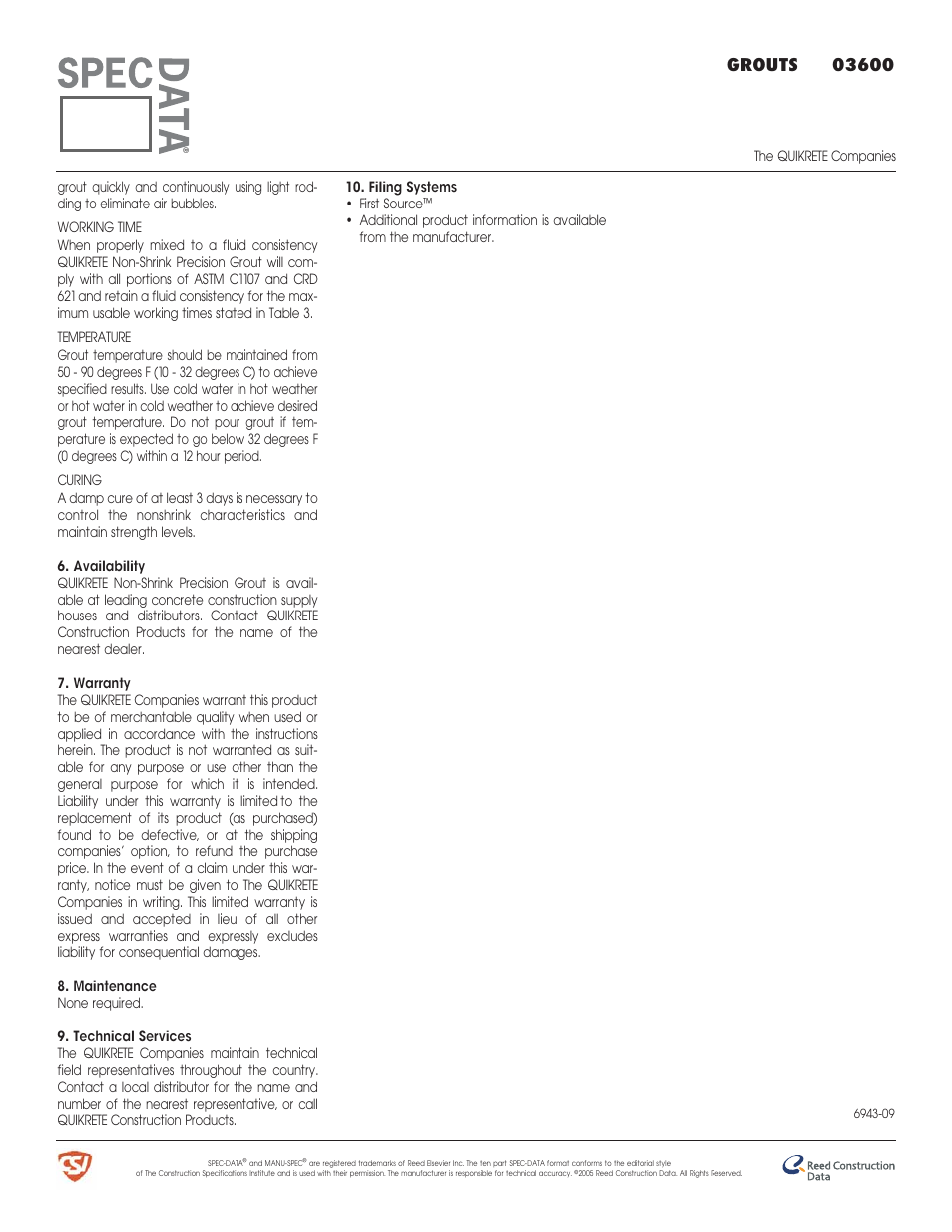 Aqua Bath CP6030BF User Manual | Page 7 / 7